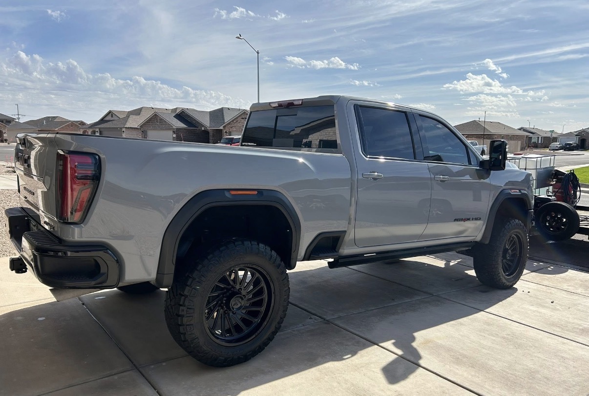GMC Sierra AT4 HD truck after exterior detail